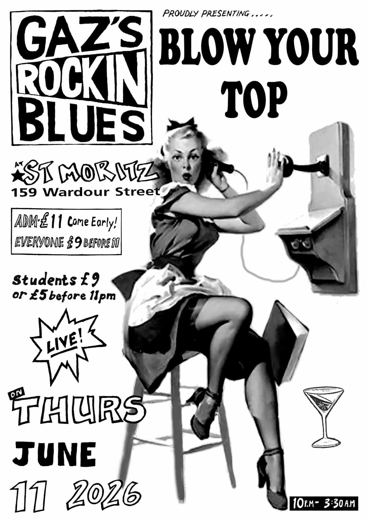 Blow Your Top gig photo
